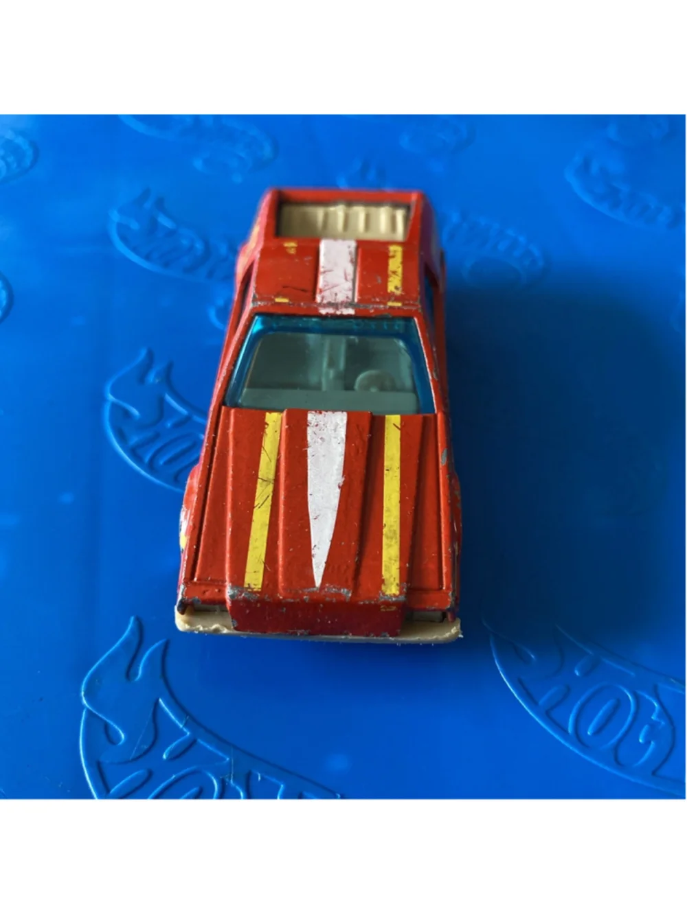 1979 Hot Wheels DELOREAN #10 Good Year Turismo Mattel VINTAGE Toy Car Red